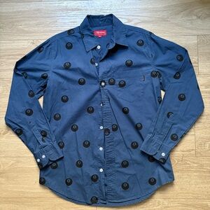 FW12 Supreme Eyeball Shirt - navy